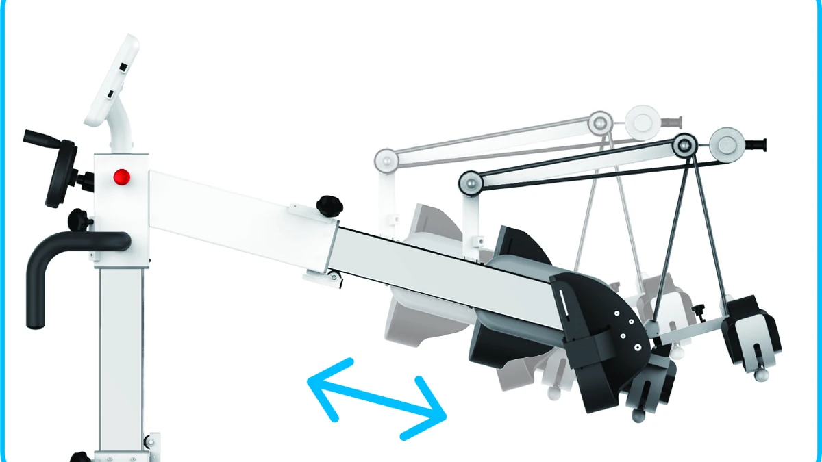 CycleMotus B2L – regulacja długości modułu treningowego
