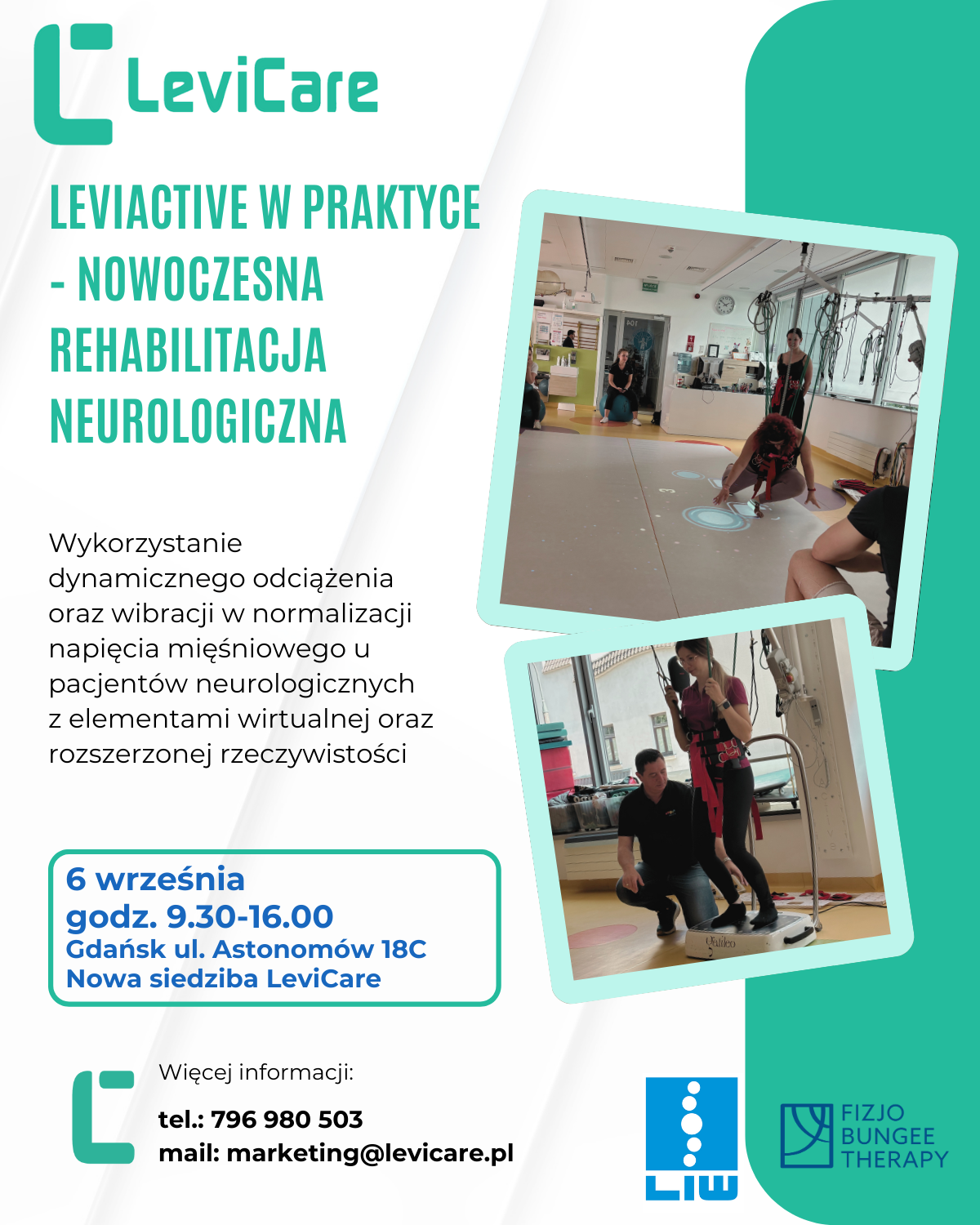 Dynamiczne odciążenie i wibracje w normalizacji napięcia mięśniowego u pacjentów neurologicznych z elementami VR i AR