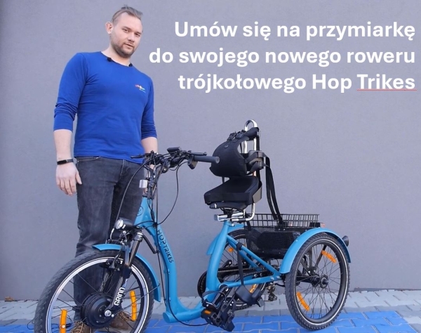 Umów się na dopasowanie do trójkołowego roweru